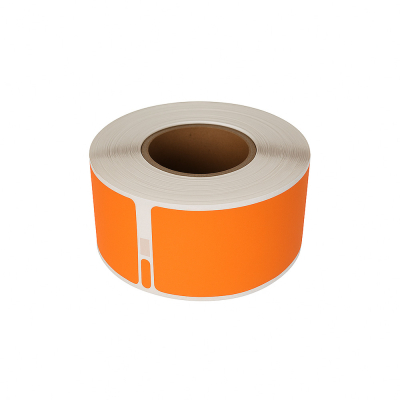 Dymo 99010 kompatible Etiketten Orange, 28 x 89mm, 130 Etiketten