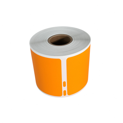 Dymo 99014 kompatible Etiketten Orange, 101 x 54mm, 220 Etiketten