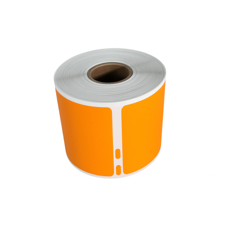 Dymo 99014 kompatible Etiketten Orange, 101 x 54mm, 220 Etiketten