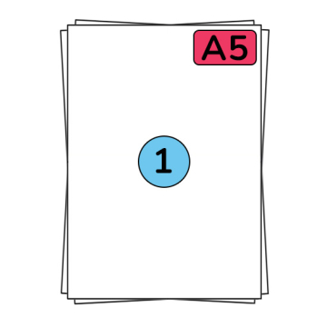 A5-Aufkleberbögen