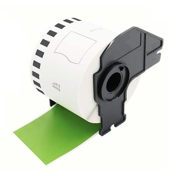 Brother DK-22205 kompatible Etiketten grün