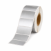 Thermoetiketten silber, 51 x 25mm, Kunststoff, 2580 Etiketten, Thermotransfer